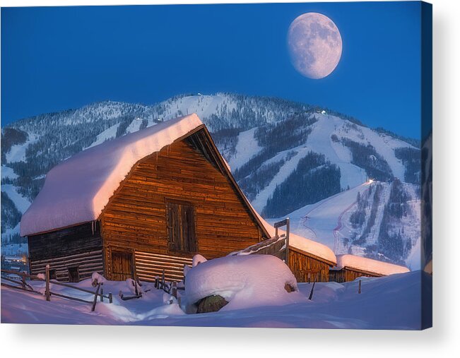 Barn Acrylic Print featuring the photograph Steamboat Dreams by Darren White