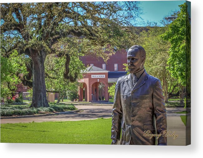 Ul Acrylic Print featuring the photograph Stephens, Oaks and Walk of Honor by Gregory Daley MPSA