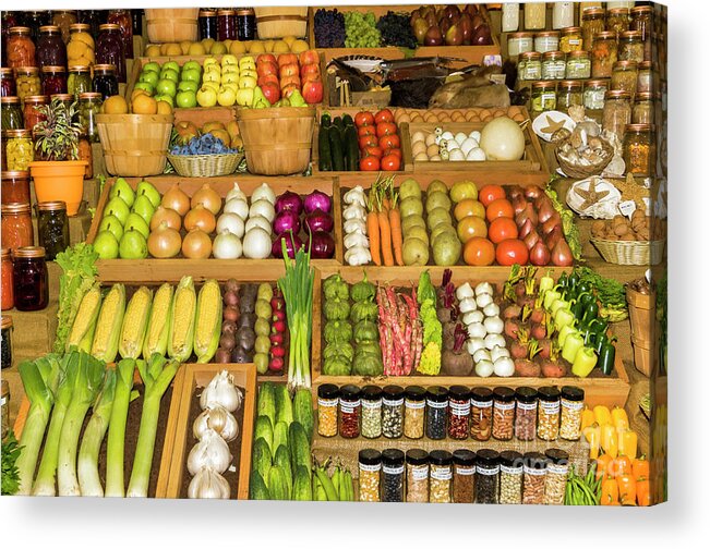 Vegetables Acrylic Print featuring the photograph Still Life by Sal Ahmed