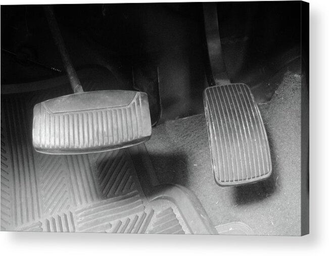 Brake Pedal Acrylic Print featuring the photograph Stop and Go by WaLdEmAr BoRrErO
