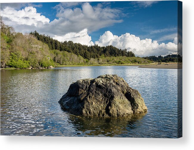 Trinidad Acrylic Print featuring the photograph Storm Clearing on the Little River by Greg Nyquist