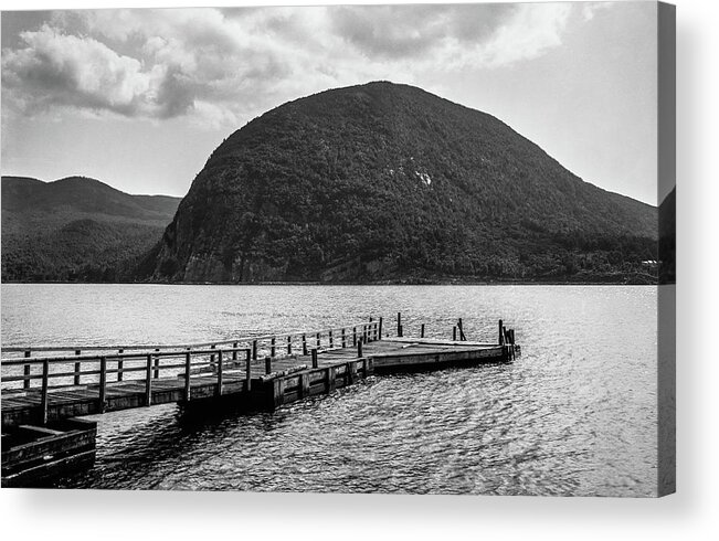 Hudson Valley Acrylic Print featuring the photograph Storm King Mountain, Summer 1880 by The Hudson Valley
