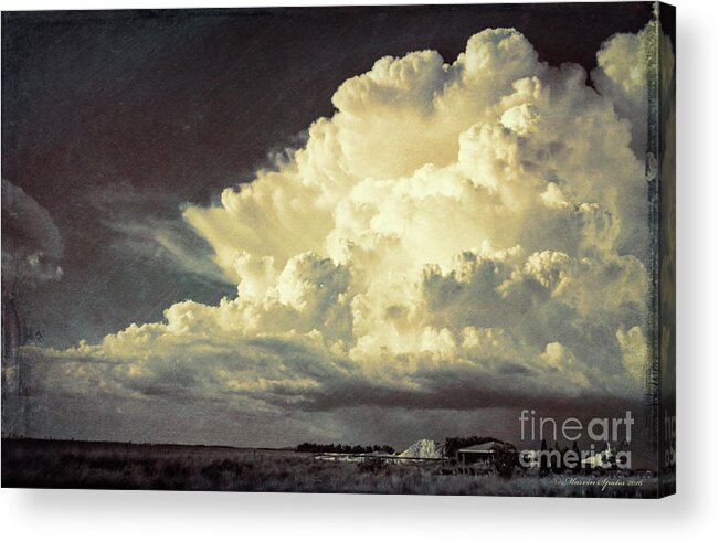 Apollo Beach Acrylic Print featuring the photograph Storm Warning by Marvin Spates