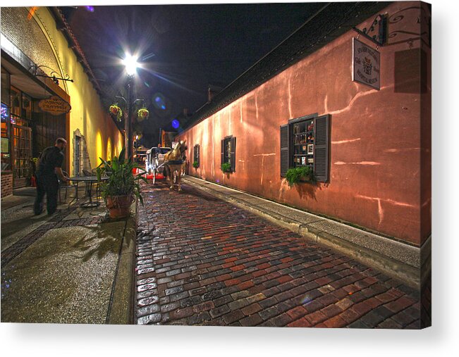 Horse Acrylic Print featuring the photograph Streets of St Augustine by Robert Och