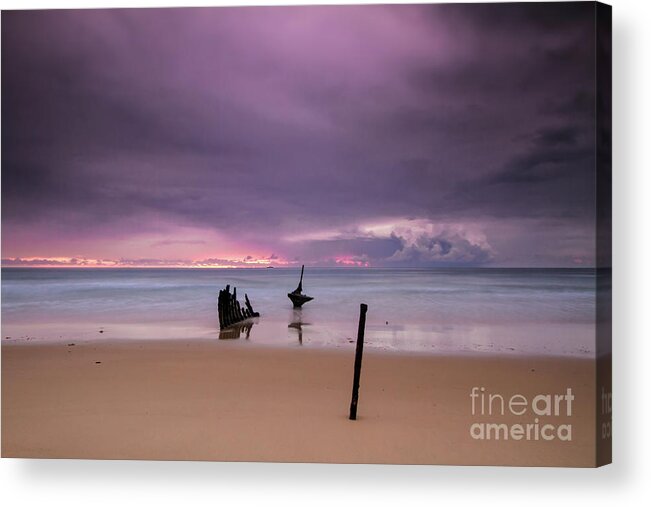Australia Acrylic Print featuring the photograph Storm brewing by Howard Ferrier