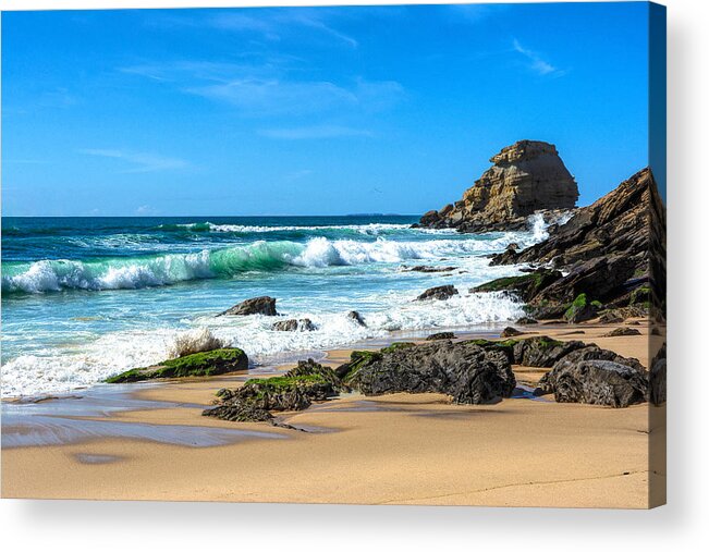 Seascape Acrylic Print featuring the photograph Stunning Seascape by Marion McCristall