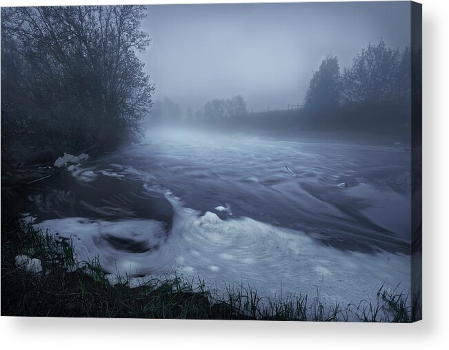 River Acrylic Print featuring the photograph Sturgeon River by Dan Jurak