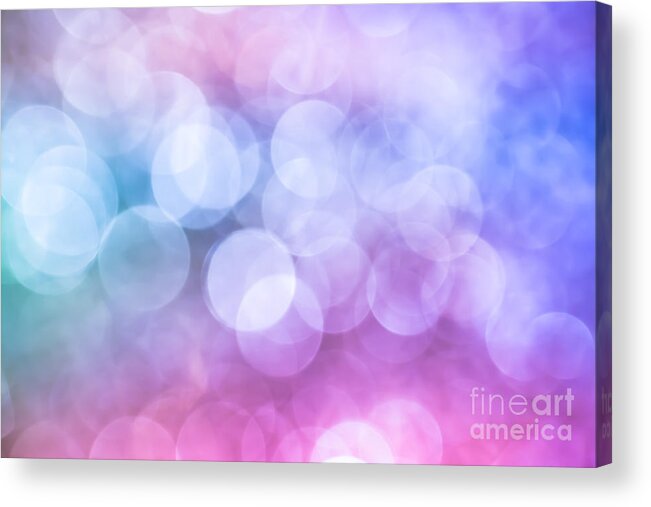 Abstract Acrylic Print featuring the photograph Sugared Almond by Jan Bickerton