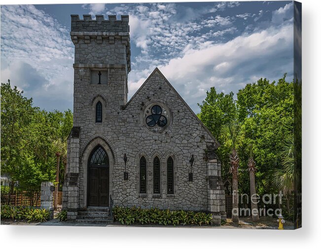 Castle Acrylic Print featuring the photograph Sullivan's Island Fortress by Dale Powell