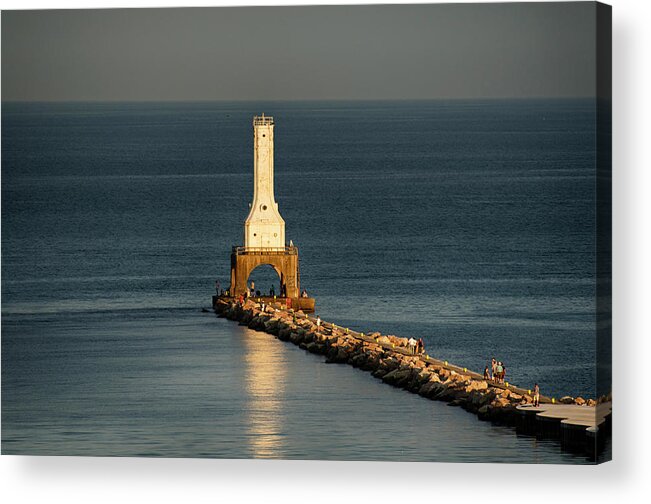  Acrylic Print featuring the photograph Summer Lighthouse by Dan Hefle