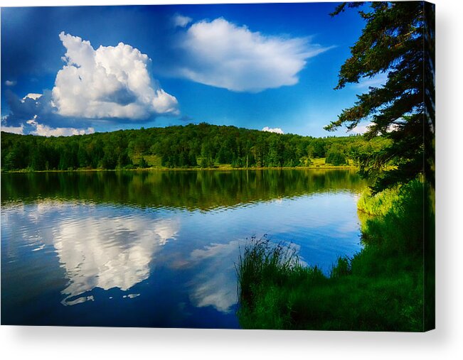 Evening Acrylic Print featuring the photograph Summer On the Lake by Amanda Jones