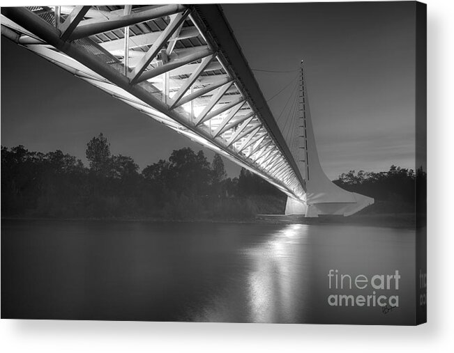  Acrylic Print featuring the photograph Sundial Bridge 5 by Anthony Michael Bonafede