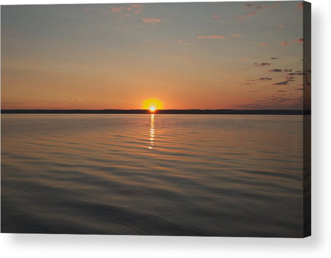 Sunrise Acrylic Print featuring the photograph Sunrise on Seneca Lake by William Norton