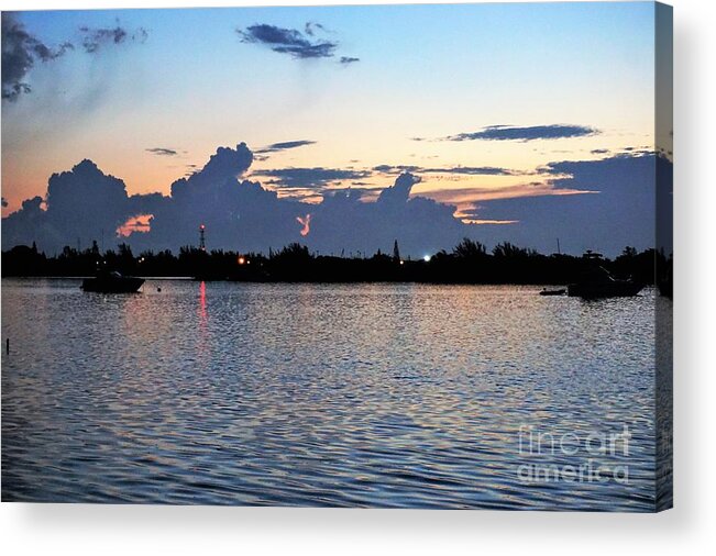 Sunrise Acrylic Print featuring the photograph Sunrise over Key West by Merle Grenz