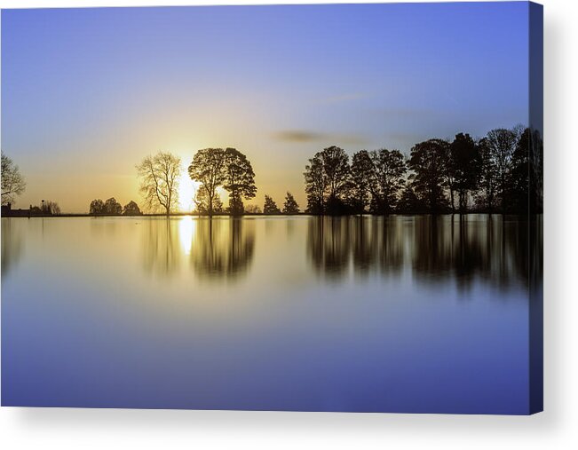 Sunrise Acrylic Print featuring the photograph Sunrise reflection by Chris Smith