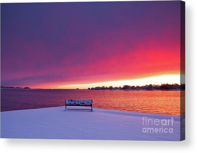 Sunset Acrylic Print featuring the photograph Sunset After Lexi by Butch Lombardi