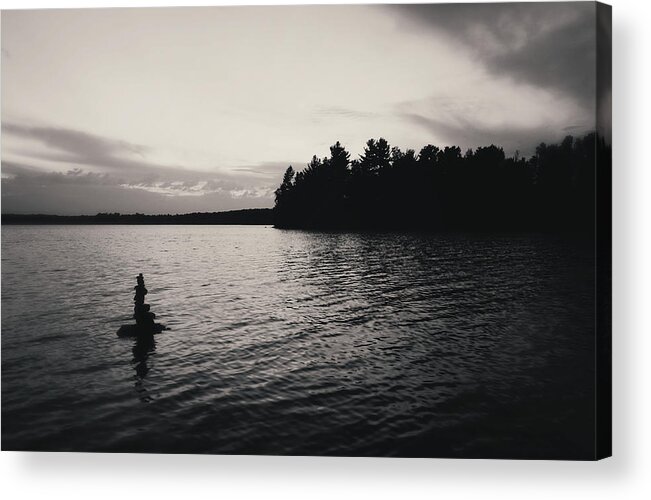 Sunset Acrylic Print featuring the photograph Sunset Meditation by Hermes Fine Art