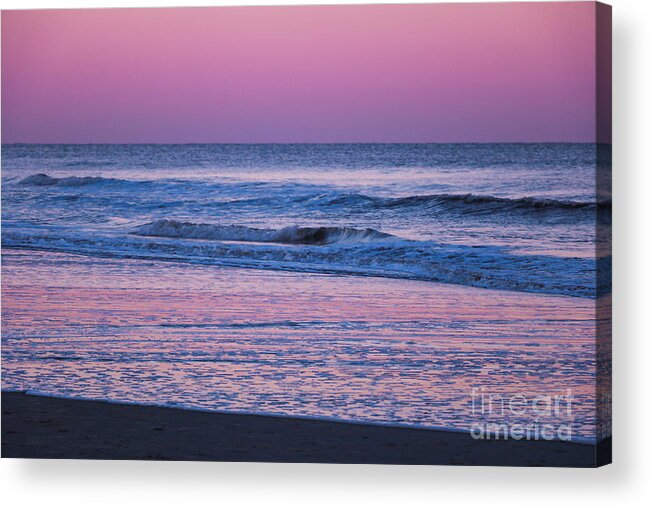 Hilton Head Acrylic Print featuring the photograph Sunset on Forest Beach Hilton Head by Thomas Marchessault