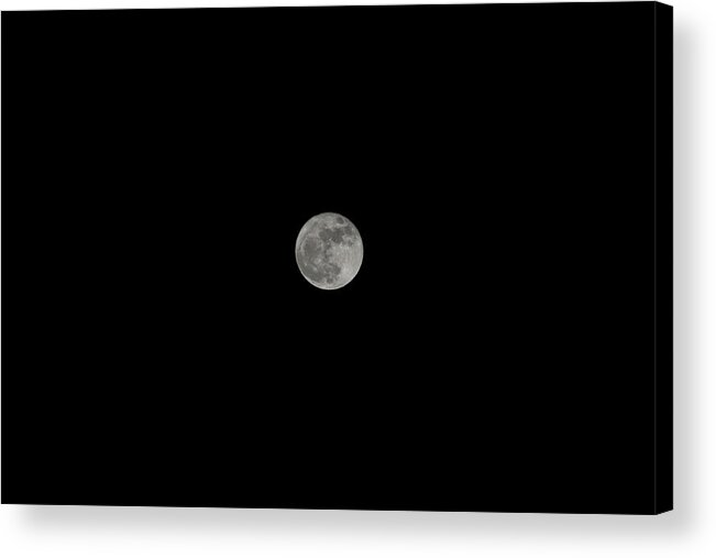 Moon Super Moon Acrylic Print featuring the photograph Super Moon by William Kimble
