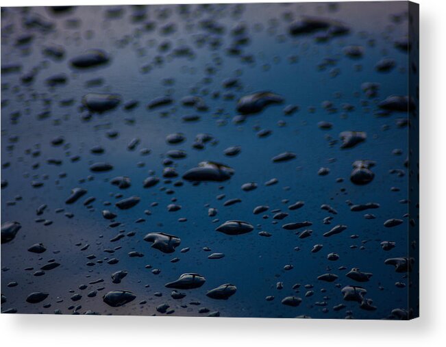 Water Acrylic Print featuring the photograph Suspended In Blue by Eugene Campbell