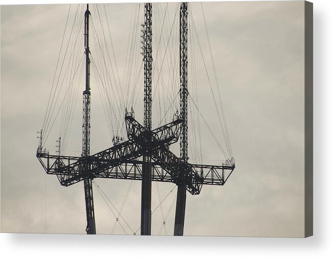 Sutro Tower Acrylic Print featuring the photograph Sutro Tower Detail by Erik Burg