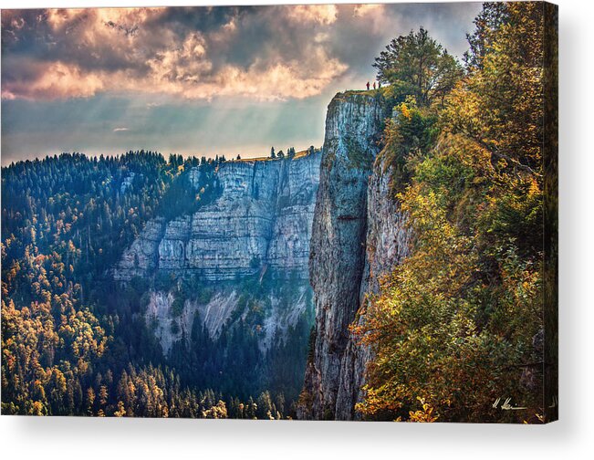 Switzerland Acrylic Print featuring the photograph Swiss Grand Canyon by Hanny Heim
