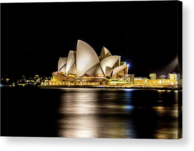 Australia Acrylic Print featuring the photograph Sydney Opera House at Night by Kenny Thomas