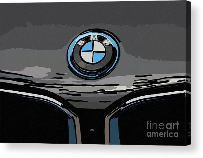 Bmw Acrylic Print featuring the digital art Symbol of Pride by Dale Powell