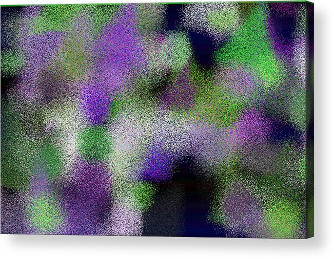Abstract Acrylic Print featuring the digital art T.1.359.23.3x2.5120x3413 by Gareth Lewis