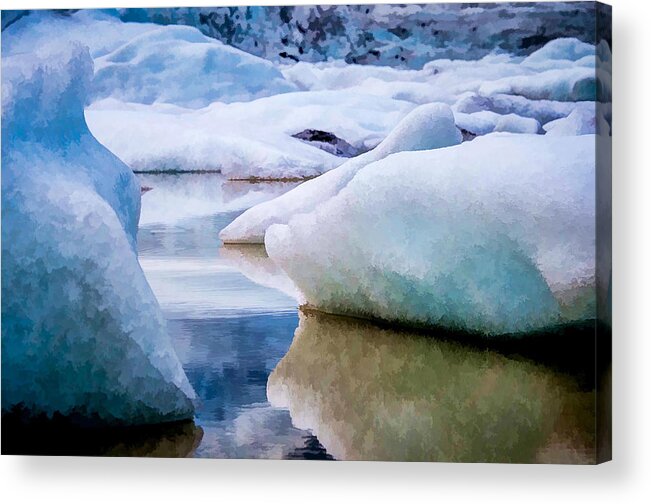 Blue Acrylic Print featuring the photograph Take the space between us and fill it up some way by Neil Alexander Photography