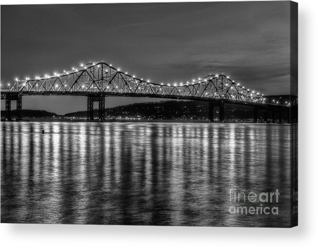 Clarence Holmes Acrylic Print featuring the photograph Tappan Zee Bridge Twilight III by Clarence Holmes