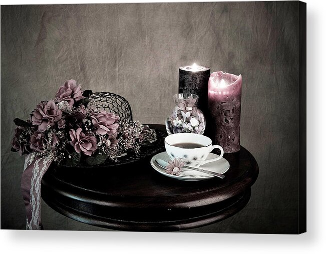Tea Time Acrylic Print featuring the photograph Tea Party Time by Sherry Hallemeier