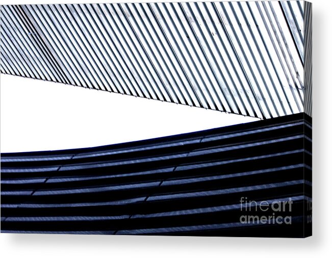 Architecture Acrylic Print featuring the digital art Tempe Art Center Roofline by Georgianne Giese