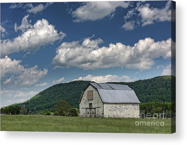 Barn Acrylic Print featuring the photograph Tennessee Barn Quilt by Nicki McManus