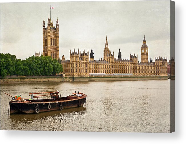 River Acrylic Print featuring the photograph Thames by Keith Armstrong