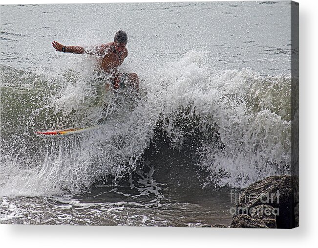 Sports Acrylic Print featuring the photograph The Ahhh Shhhht Moment by Bob Hislop