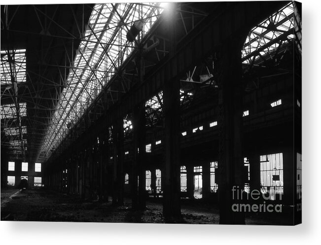 Buildings Acrylic Print featuring the photograph The Back Shop by Richard Rizzo