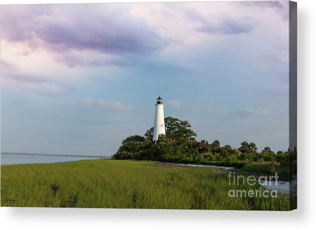 Lighthouses Acrylic Print featuring the photograph The Beacon Of Saint Marks by DB Hayes
