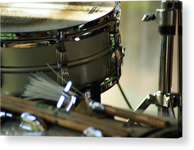 Drums Acrylic Print featuring the photograph The Beat of Life by Lori Mellen-Pagliaro