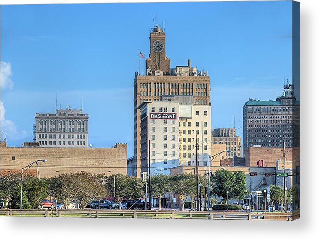 Beaumont Acrylic Print featuring the photograph The Beaumont Skyline by JC Findley