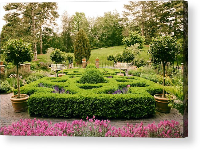 Herb Garden Acrylic Print featuring the photograph The Botanical Herb Garden by Jessica Jenney