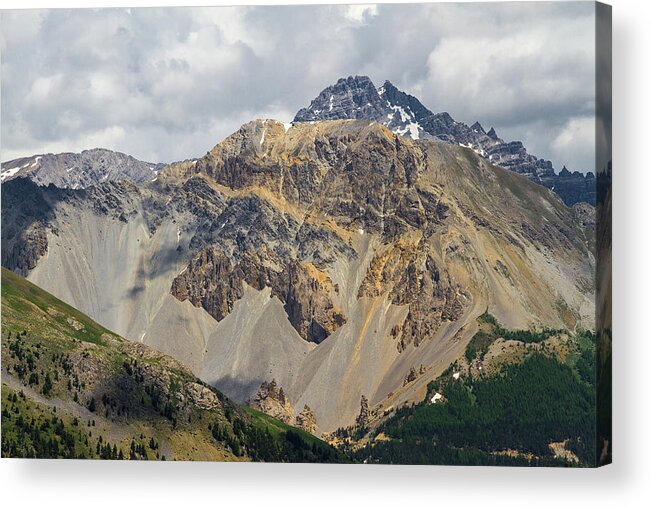 Mountain Landscape Acrylic Print featuring the photograph The Casse Deserte - French Alps by Paul MAURICE