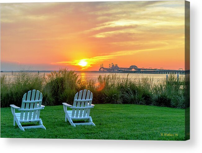 2d Acrylic Print featuring the photograph The Chesapeake by Brian Wallace