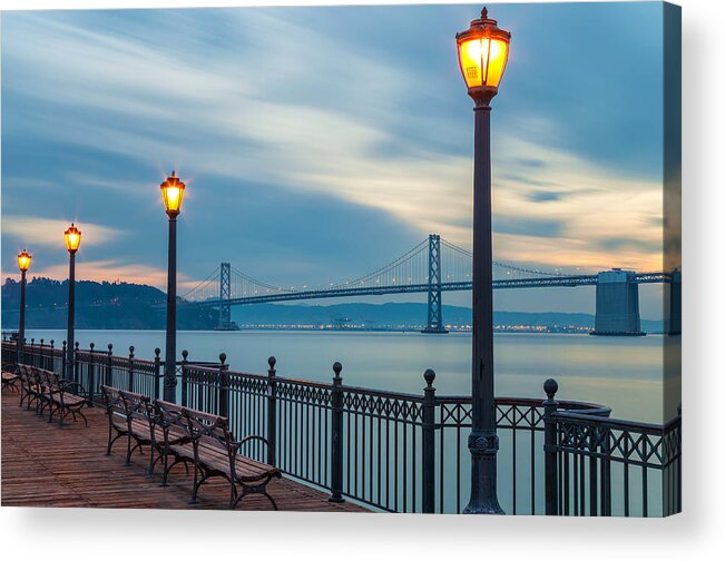 San Francisco Acrylic Print featuring the photograph The City at Dawn by Jonathan Nguyen