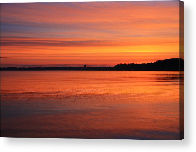 The Colors Of Dawn Acrylic Print featuring the photograph The Colors of Dawn by Rachel Cohen
