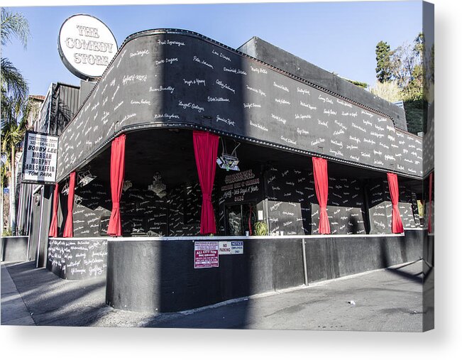 Los Angeles Acrylic Print featuring the photograph The Comedy Store by John McGraw