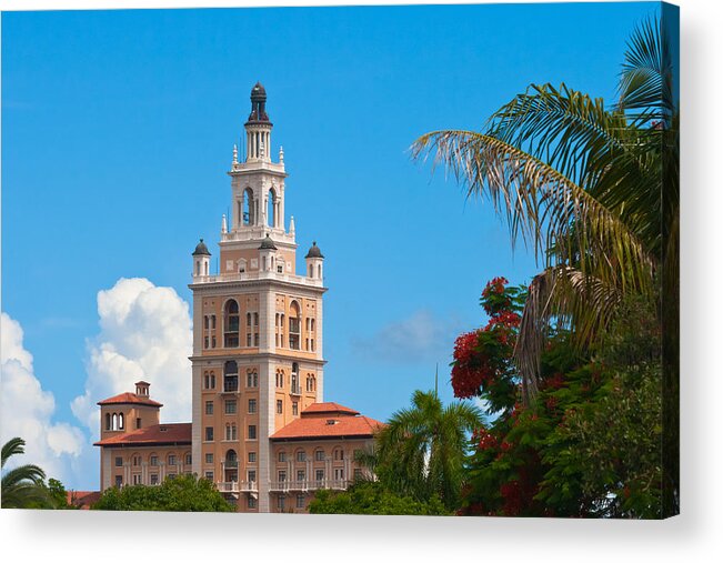 Arches Acrylic Print featuring the photograph The Coral Gables Biltmore by Ed Gleichman