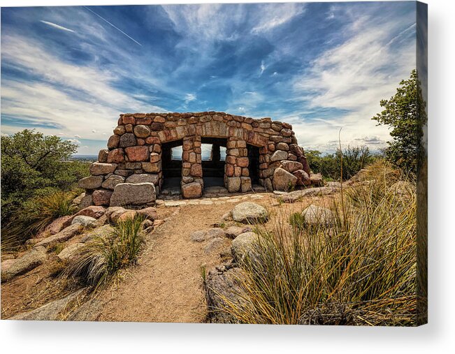 Landscape Acrylic Print featuring the photograph The Cueva Rock House by Michael McKenney