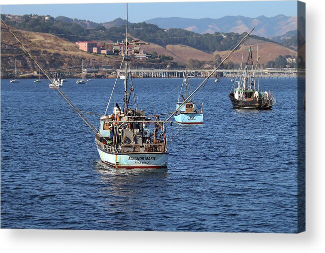 Port San Luis Acrylic Print featuring the photograph The Eleanore Marie by Art Block Collections