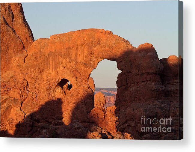 Utah Landscape Acrylic Print featuring the photograph The Elephant's Trunk by Jim Garrison